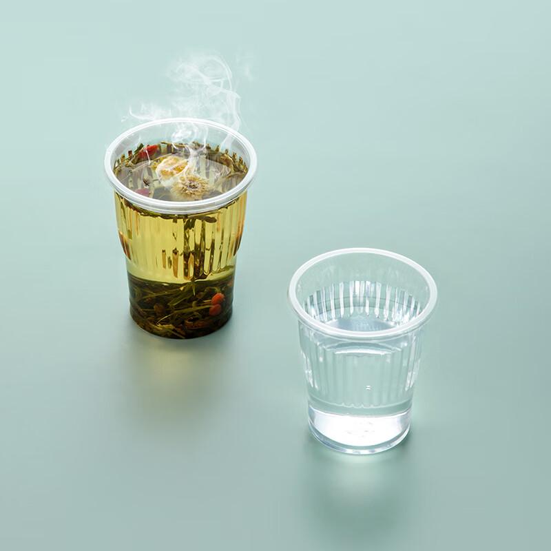 Chahua Disposable Hard Plastic Drinking Cups, 140ml, 150-Pack