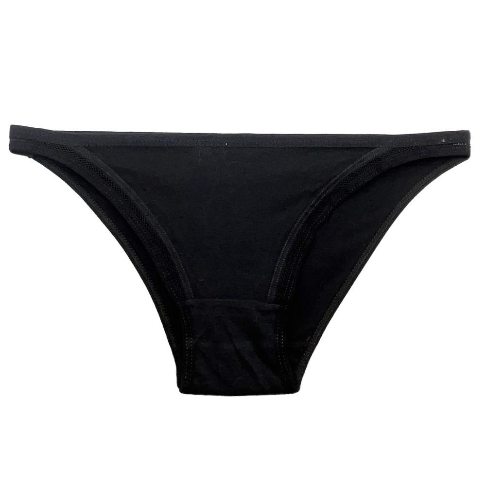 Low-Waist Sexy Cotton Breathable Panties with Thin Strap for Women