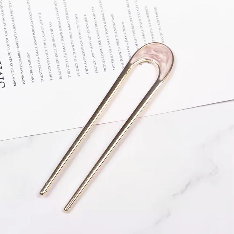 Lazy Bun Maker U-shaped Hairpin and Hairstyle Tool