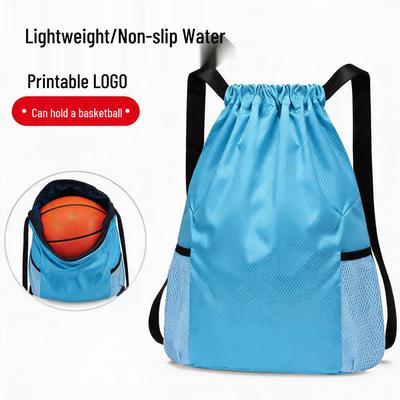 Wasserdichter Rucksack mit Kordelzug und großem Fassungsvermögen für Basketball, Schwimmen, Fußball, Outdoor-Radfahren und Training