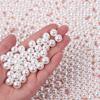 Top Quality Polished Ivory White ABS Non Drilled Loose Pearl Beads