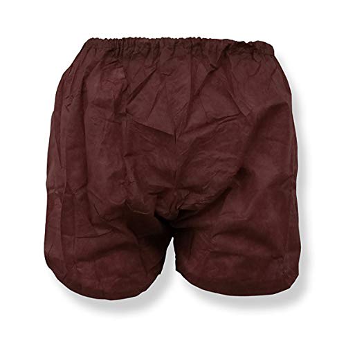 

Eastout Disposable Paper Pants, 25 count, Unisex, Brown, One Size Fits All (Perfect for Beauty Salons, Massage Parlors, Travel, Hospitalization, Disas