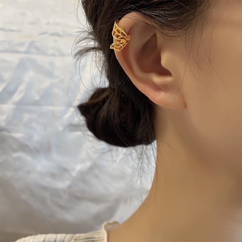 Lively Snake Year Butterfly Ear Cuff | No Piercing Elf Ear Clip
