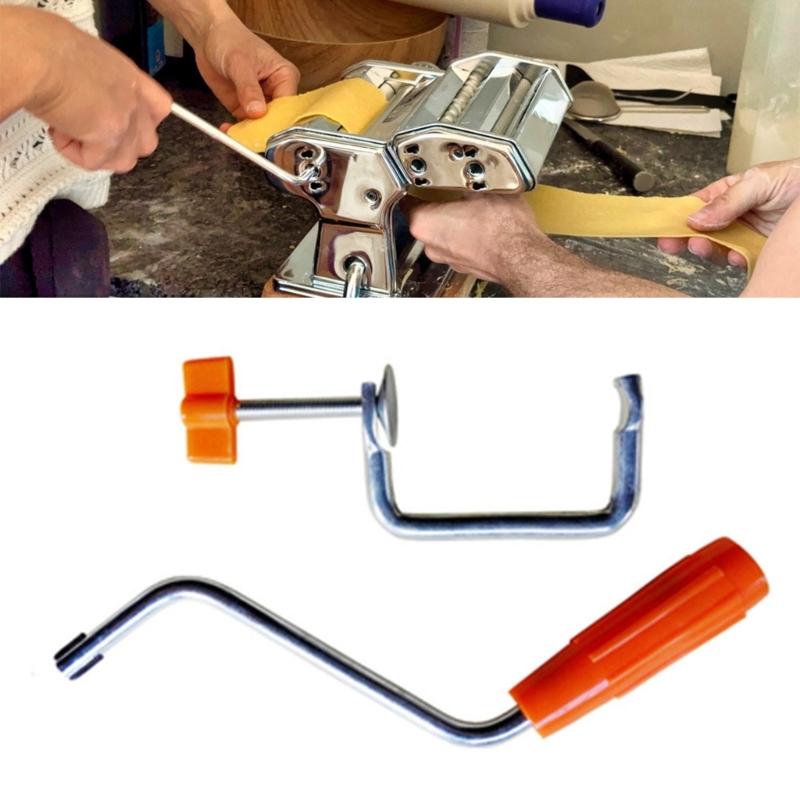 Plastic Metal Pastas Press Machine Handle and Clamp Set with Quick Releases Design For Easy Cleaning Stable Operation
