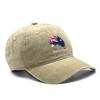 AUSTRALIAN Map Flag Print Snapback Baseball Hat Dad Hat Washed Retro Vintage Adjustable Baseball Caps  Perfect For Gifts