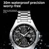 OPK Watch Men's Watch Three-eye Luminous Waterproof Quartz Watch Men's