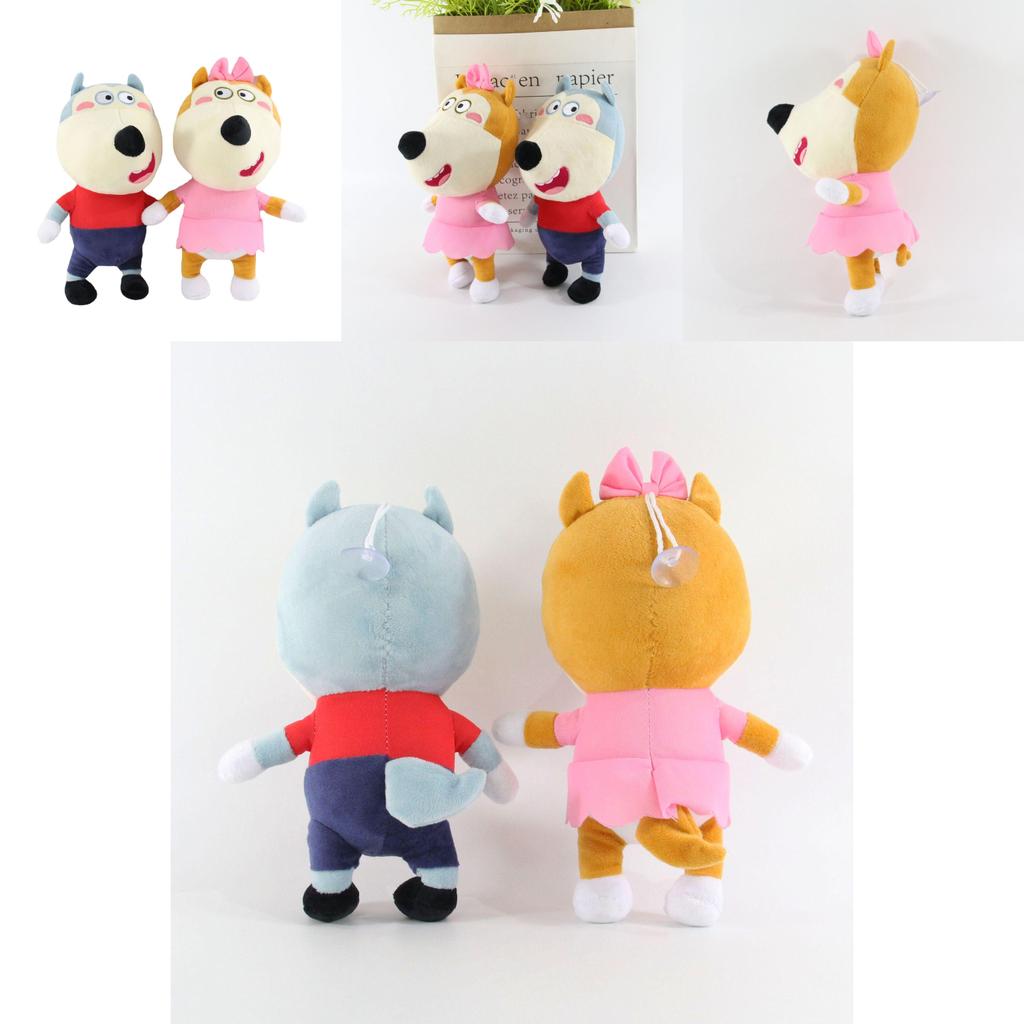 Peluche Wolfoo Lucy Irresistibilmente Carino 25cm Morbido Ripieno Bambola Cartoon Famiglia