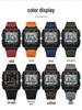 Sanda Men's Large Screen Luminous Multifunctional Waterproof Countdown Wristwatch