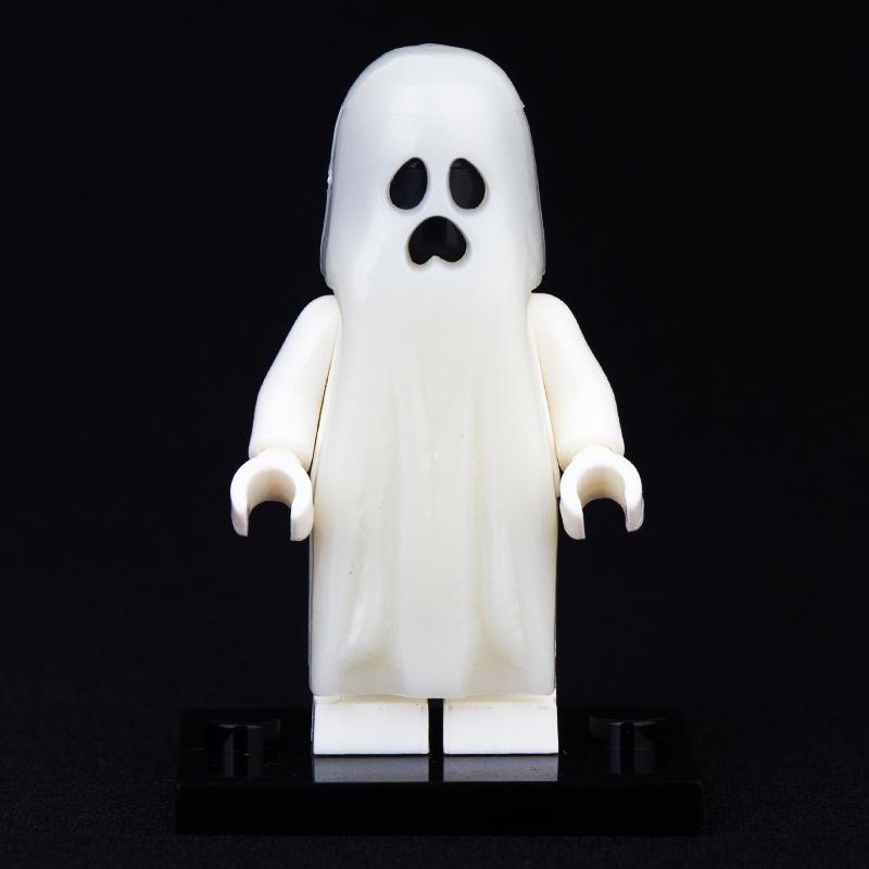 Collection!! Luminous Vitruvius Smiling & Crying Ghost Model Action Figures Blocks Action Building Bricks Toys for Children