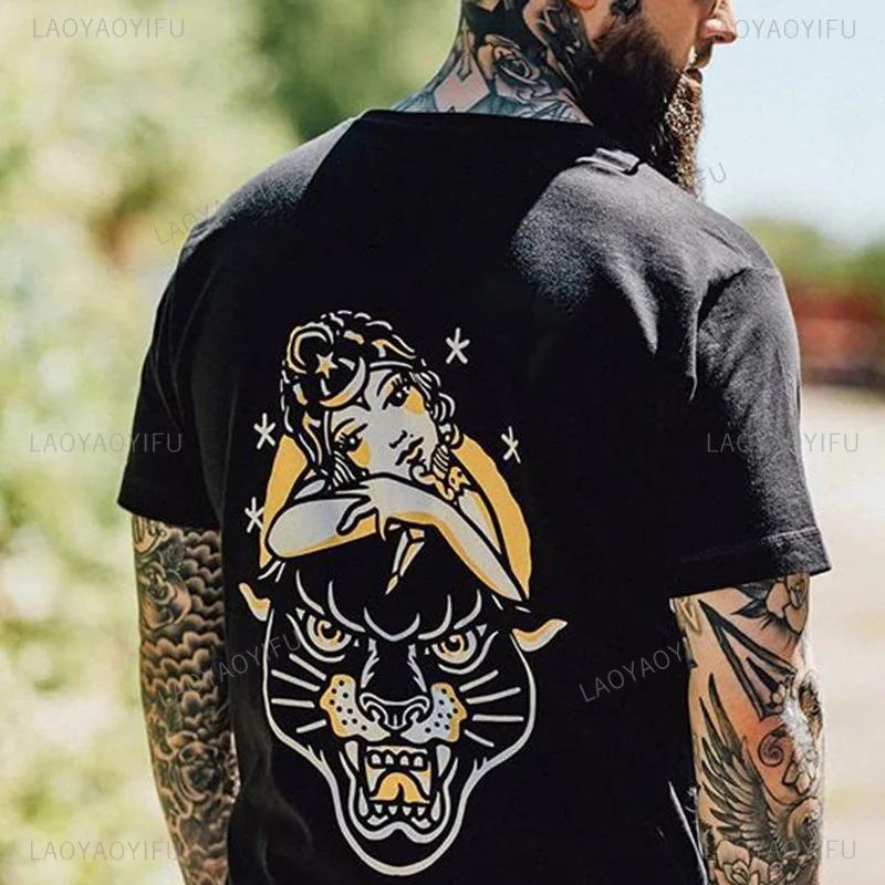 Men Clothing Skulls Graphic Tshirts Grunge Skull Theme Print Tops Male Fashion Loose Punk Tee XS-4XL T Shirt Ropa Hombre