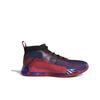 adidas D Lillard 5 Shock Absorption Non-Slip Wear-Resistant Mid-Top Basketball Shoes Men Sneakers Purple Red EF8663