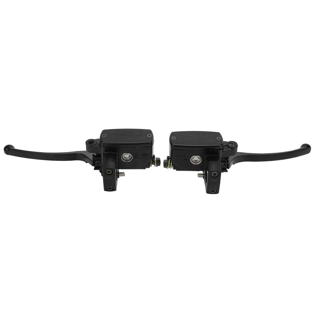 Hydraulic Brake Clutch Master Cylinder Lever Assembly Black for Motorcycle with 1in Handlebars