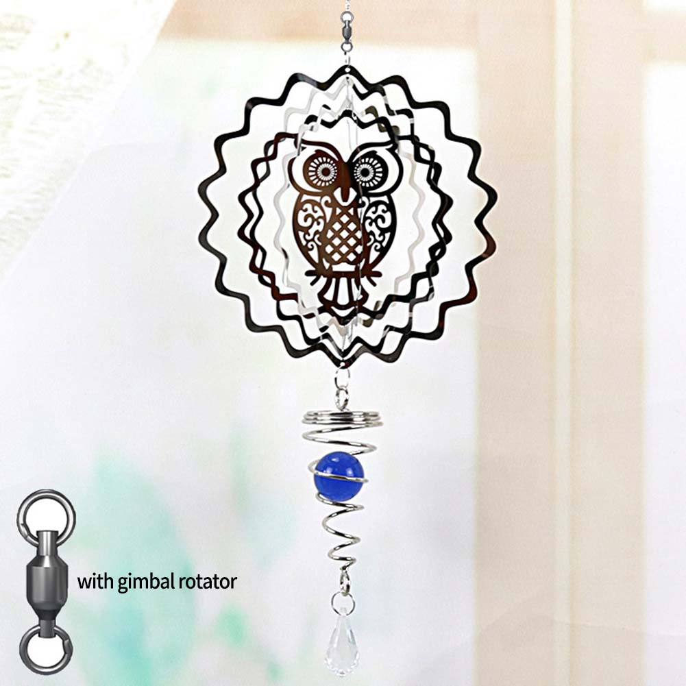 

Metal Wind Chime Spinner for Outdoor Decor Elegant Stainless Steel Design Enhances Home Atmosphere with Soothing Sounds