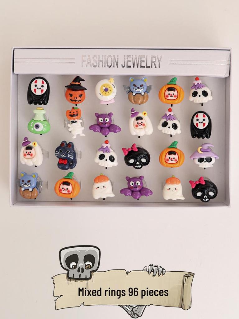 Handmade Pumpkin Rings - Halloween Gifts for Kids