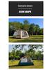 Spacious Waterproof Outdoor Tent with Two Bedrooms and Living Room, Accommodating 4-12 People for Family Camping