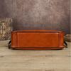 Johnature Genuine Leather Retro Women's Bag Solid Color Soft Cowhide Large Capacity Shoulder Crossbody Bag