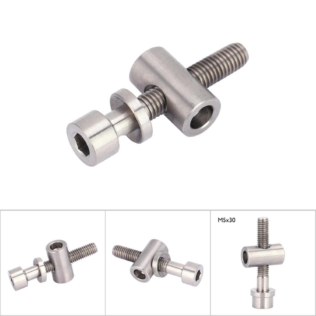 M5x30 35 40mm Titanium Alloy Bicycle Seatpost Fixed Bolt Round Head Screw
