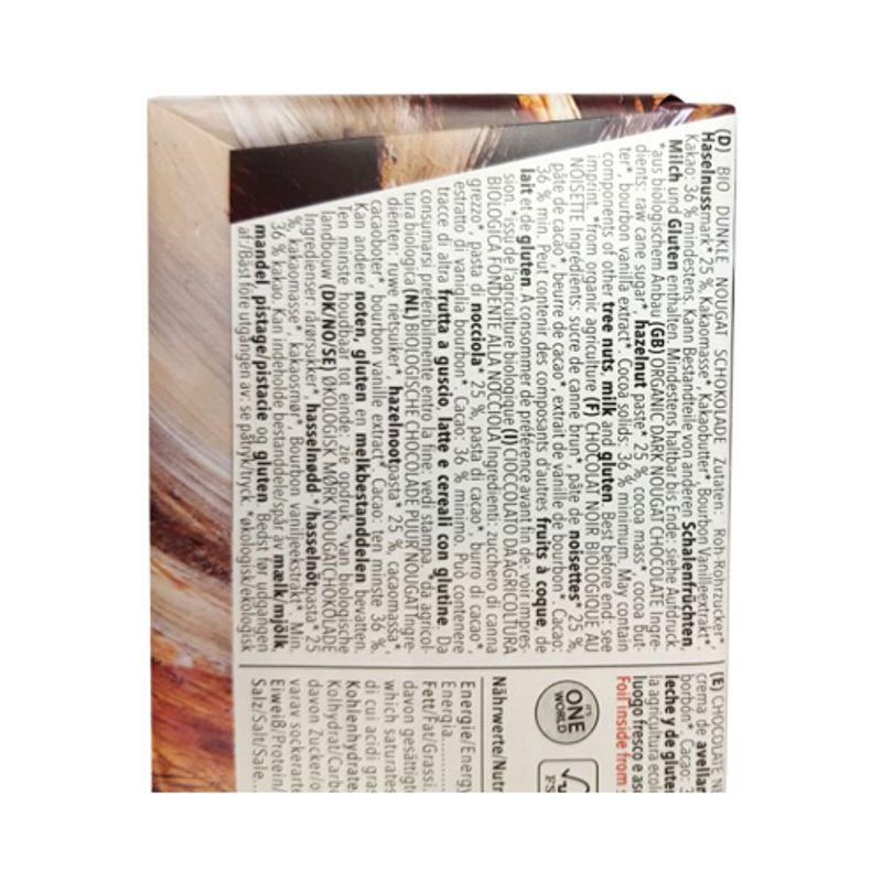 Vivani Nougat Dark Chocolate 80g