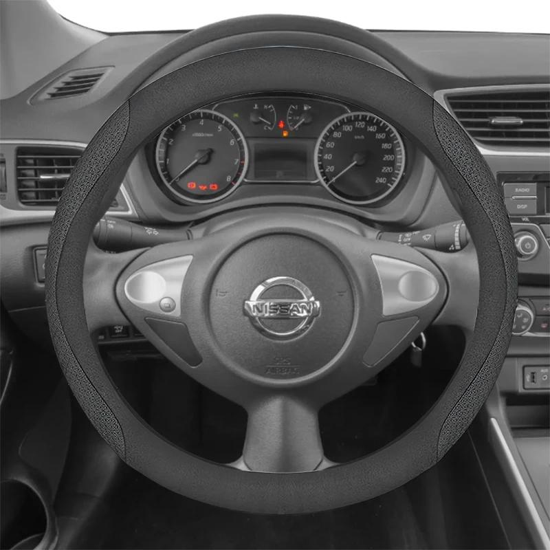 Leder Auto Lenkradabdeckung Für Nissan Qashqai J12 j11 X-Trail XTrail X Trail T33 Rogue 2015 -   2024 Zubehör