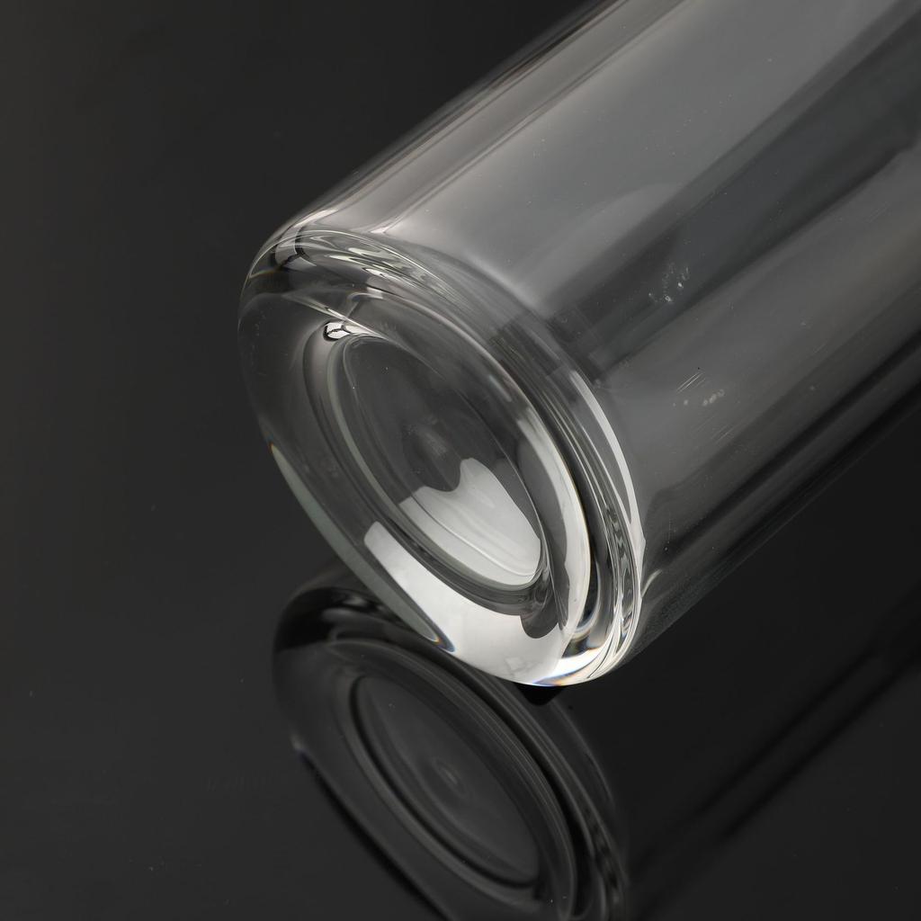 Transparenter Deckel Doppelwandiges Glas Hochtemperaturbeständige Tasse Business-Tasse Hochborosilikat Verdickte Teetasse Tragbare Wasserbecher