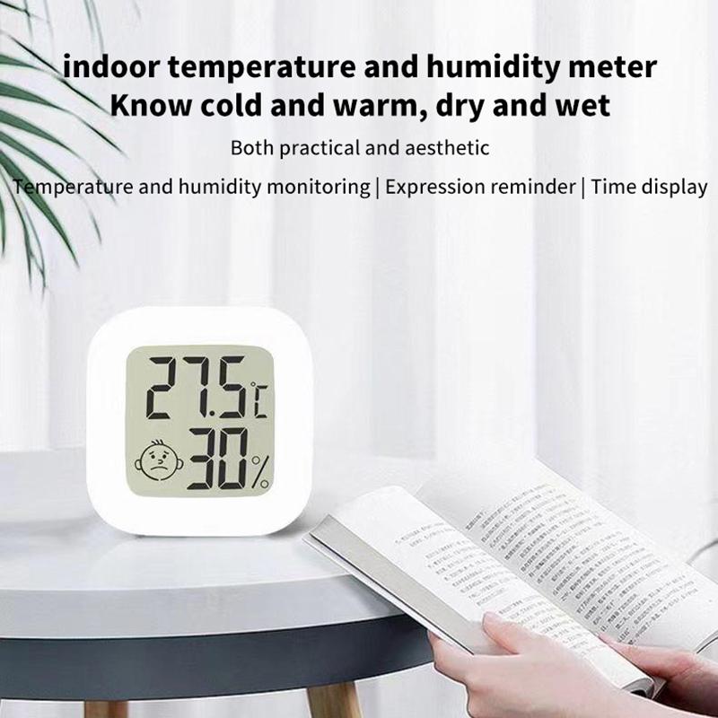 LCD digitální teploměr vlhkoměr Vnitřní pokoj Elektronický měřič teploty Vlhkoměr Senzor Meteorologická stanice pro domácnost