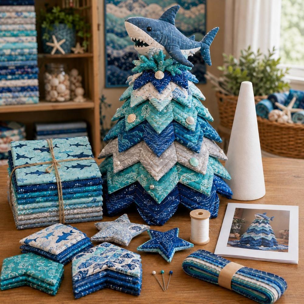 Cartoon DIY Stepp-Weihnachtsbaum-Set Geschichtetes 3D-Weihnachtsbaum-Set Anfängerfreundlich