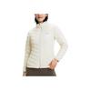 Asics Sports Lifestyle Series Solid Color Versatile Fashion Stand Collar Long Sleeve Jacket Down Coat Women jackets Birch-White 2032D127-200