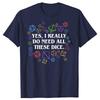 Men Women Dungeon And Dragon Dice Tabletop RPG T Shirts Accessories DND Game 100% Cotton T-shirt Clothes Fashion Tee Shirt
