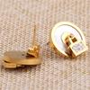 Crystal from Austrian Simple Titanium Steel Zircon Earrings Fit Women and Female