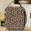 Leopard Print Lunch Bag For Women Print Lunch Box Cute School Cooler Bag Portable Zipper Waterproof Thermal Tote Handbags