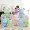 Violent colorful bear plush toy tie-dye teddy bear doll children's birthday gift activity