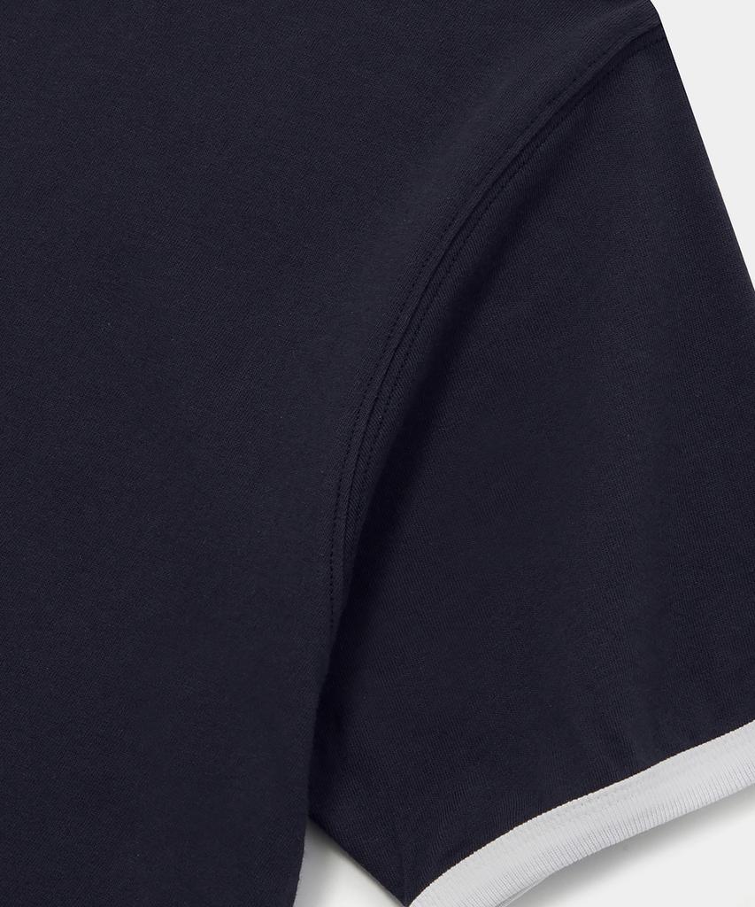 COLUMBIA UNIVERSITY Cu Big Script Women S/S Ringer T-Shirts Crown Navy