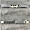 GUCCI GG Pattern Boston Bag Handbag Nylon Leather Interior Pocket Black A4 Size Men's 012 0383