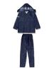 Winter Cherry Rain Tuck Coat, Navy, Japan Size M (equivalent To Japanese Size M)