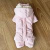 Warme dicke Baumwoll Hundemantel mit Bauchabdeckung 4-Bein-Design Kleine Rassen wie Teddy Bichon Frise Winter Outfit