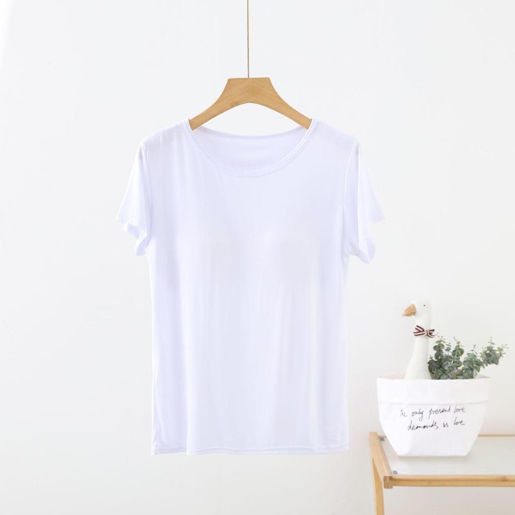 Damen Einfarbig Brustpolster Cup One Damen Tank Top Unterwäsche Übergröße