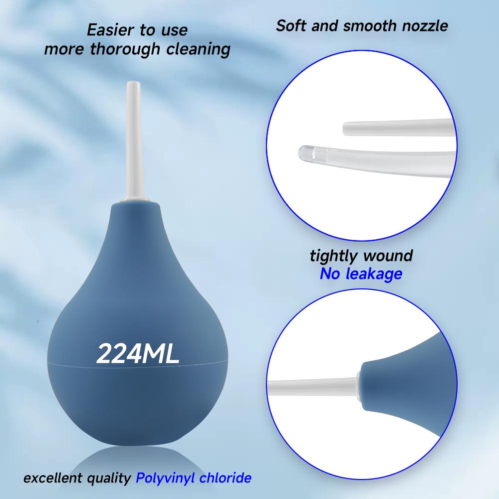 PVC Unisex Anal Enema Kit, Rectal Cleanser, Vaginal Enema Kit, Anal Enema Kit, Enema Ball Set, Rectal Syringe, SM Adult Sex Toys