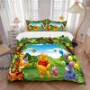 Winnie Pooh'S Forest Adventure Print 3Pcs Bedding Setduvet Cover With 2 Bedropillowcase Home Birthday Gift