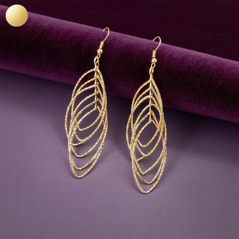 Personalisierte Ohrringe Schmuck Hohlkreis Metallohrringe Kreative Steckerohrringe Ohrringe Damen Fransenohren