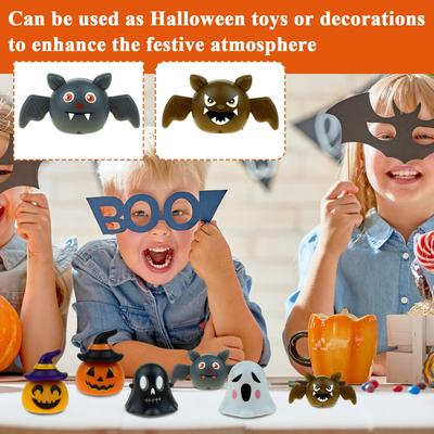 Halloween Pull Back Cars, Assorted  Eyeball  Pumpkin  Car Toys Halloween Friction Powered Racing Cars Vehicle Toy For Kids Halloween Bag Fillers Tre