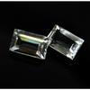 Natural White Ceylon Sapphire 16.32ct Emerald Cut Certified Loose Gemstone