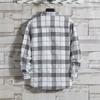 Hong Kong Style Men's Plaid Sun Protection Jacket - Long-Sleeved, Lightweight, Trendy & Stylish.