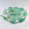 Green Chrysoprase Pendant Sterling Silver Pendant Bezel Pendant Chrysoprase Gemstone Pendant Mix Shape Pendant Brass Pendant Girls Necklace