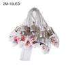 1Pc 10/20Led Globe Bulbs String Light With Snow & Cute Ornaments Perfect For Home Patio Fireplace Christmas Xmas Tree Decoration