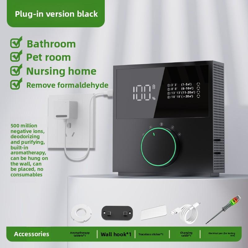 Очиститель воздуха Портативный очиститель воздуха для дома Генератор отрицательных ионов Ионный освежитель воздуха Генератор озона для спальни туалета