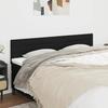 VidaXL 2x Têtes de Lit Meubles de Chambre à Coucher Accessoires de Lit Simple Têtes de Cadre de Lit Intérieur Noir 346160