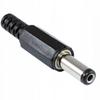 DC-Buchse 5,5/2,1 mm an Kabel gelötet