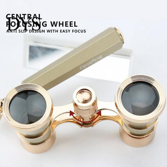 Terrain Observation Binoculars Portable Binocular Telescopes for Adults Kids Long Range High Magnification Retro Telescope Outdoor Sports with Handle