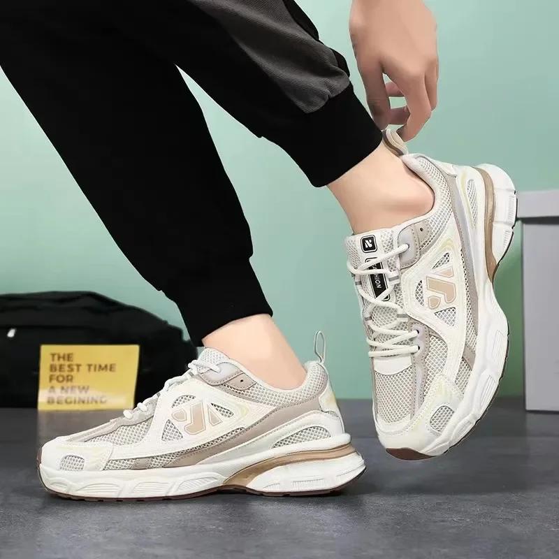 Sommer Pustende Mesh Fritidssko Herre Utendørs Myk Såle Komfort Løpesko Studenter Gåsko herre sneakers