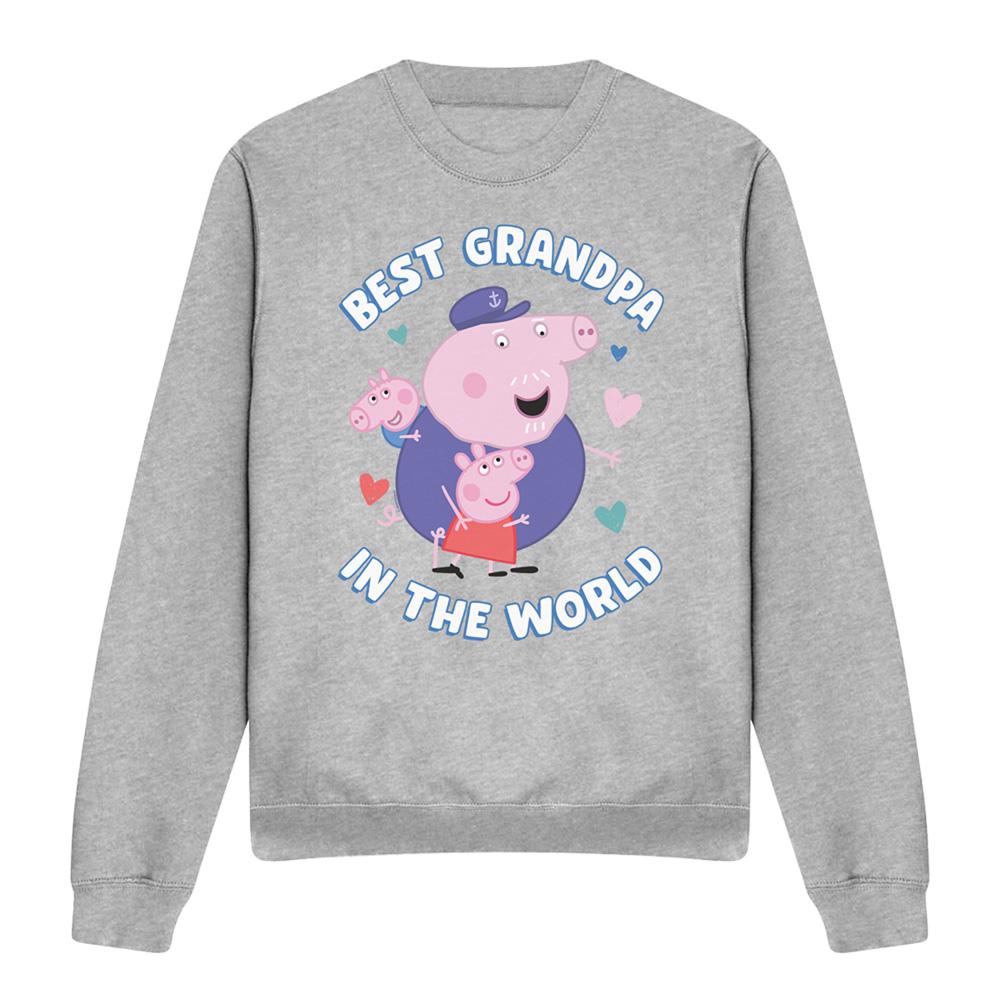 Peppa Pig Unisex Adult Best Grandpa In The World Sweatshirt